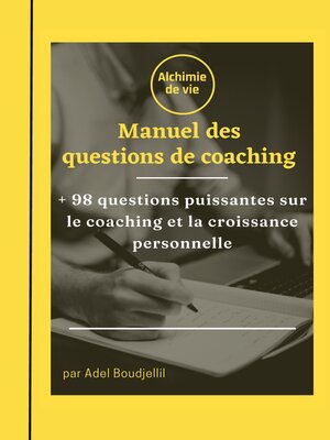cover image of Le manuel des questions de coaching